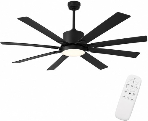 Ceiling fan with - lights, 8